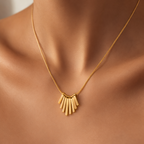 Sunburst Charm Necklace