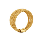 Shimming Textured Band Ring