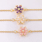 Jasmin Flower Bracelet White