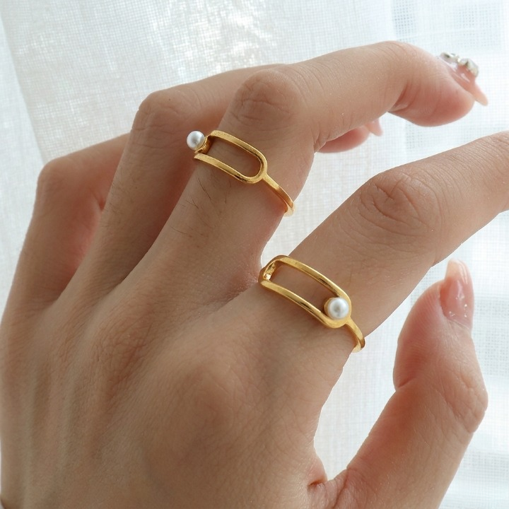 Archway Pearl Ring