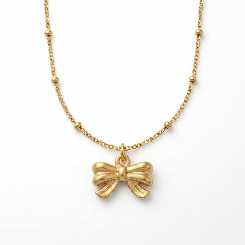 Darling Bow Necklace