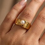 Gilded Lagoon Ring