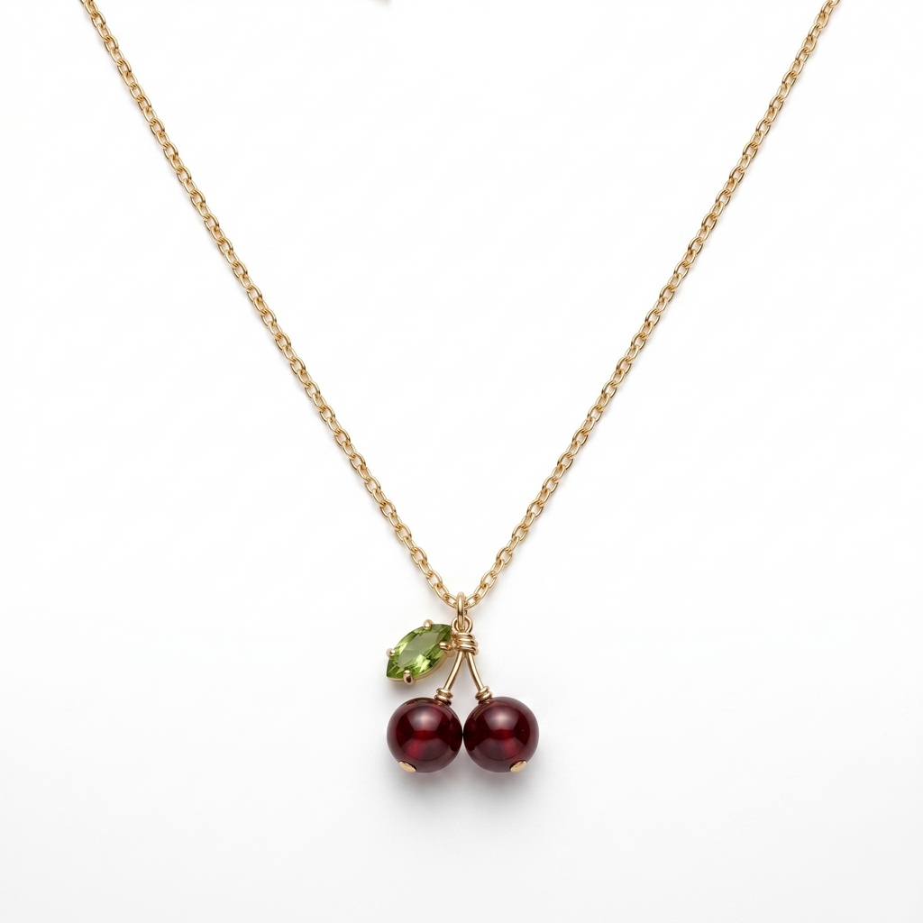 Blossum Cherry Necklace