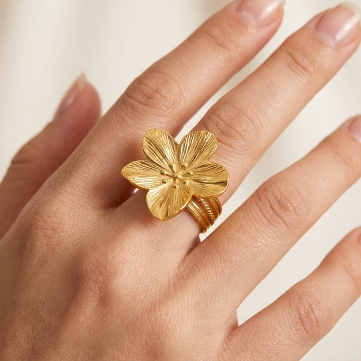 Solstice Petals Ring
