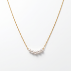 Aurora Pearl Arc Necklance