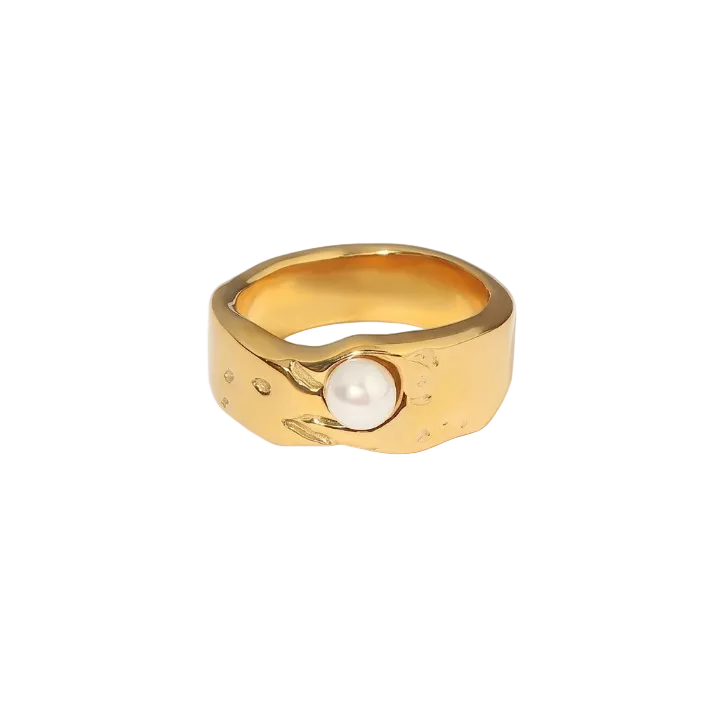 Gilded Lagoon Ring