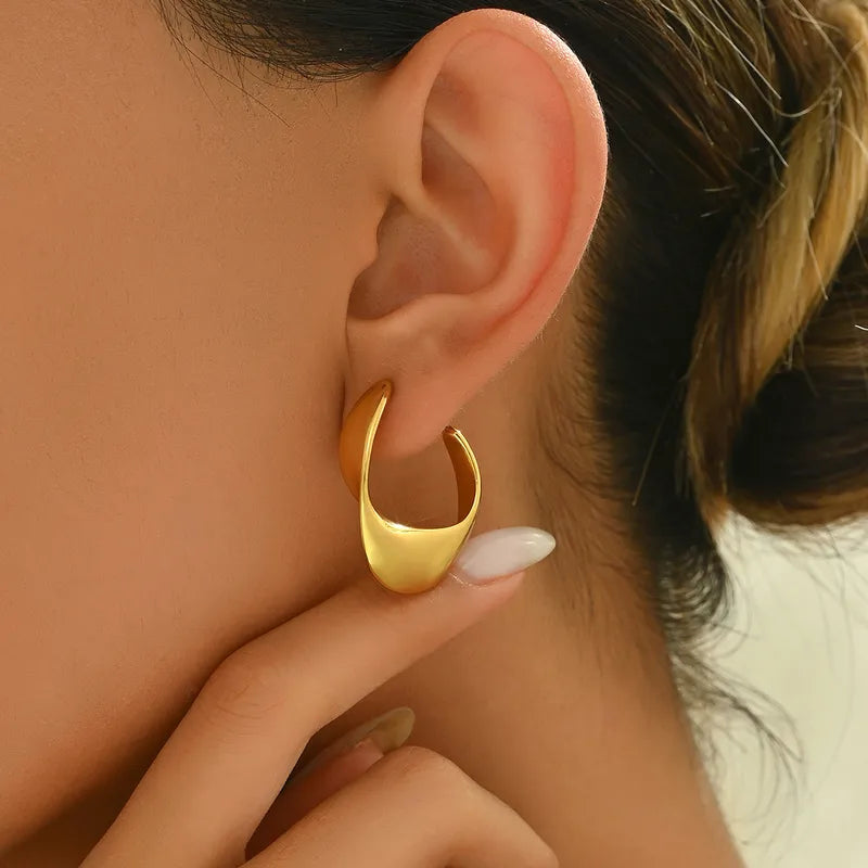 Sculpted Hoop Earrings