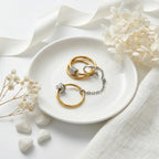 Multi-ring Chain Inlaid Ring