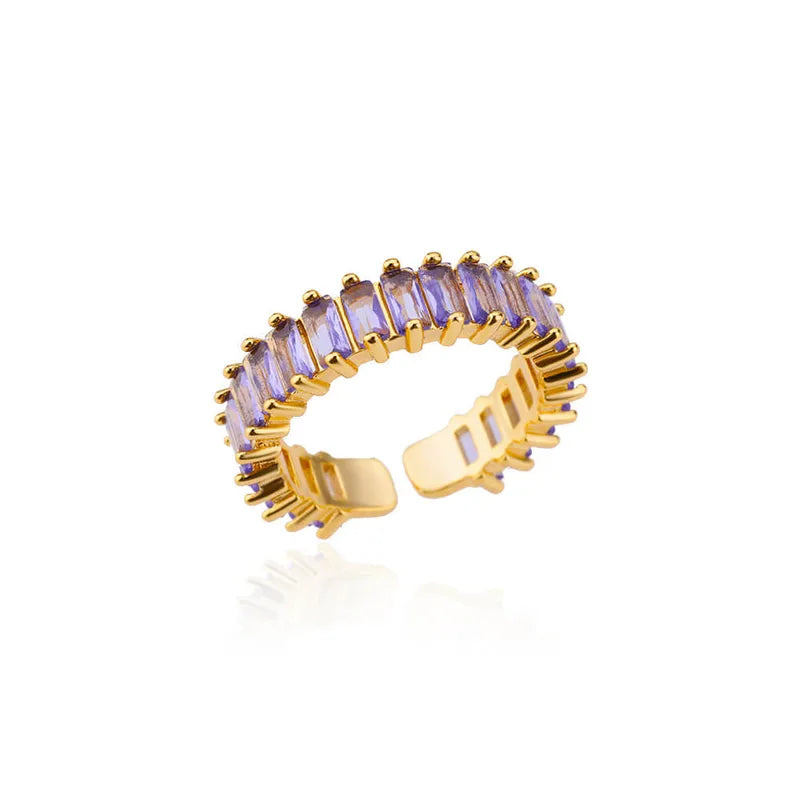 Royal Curve Ring Purple