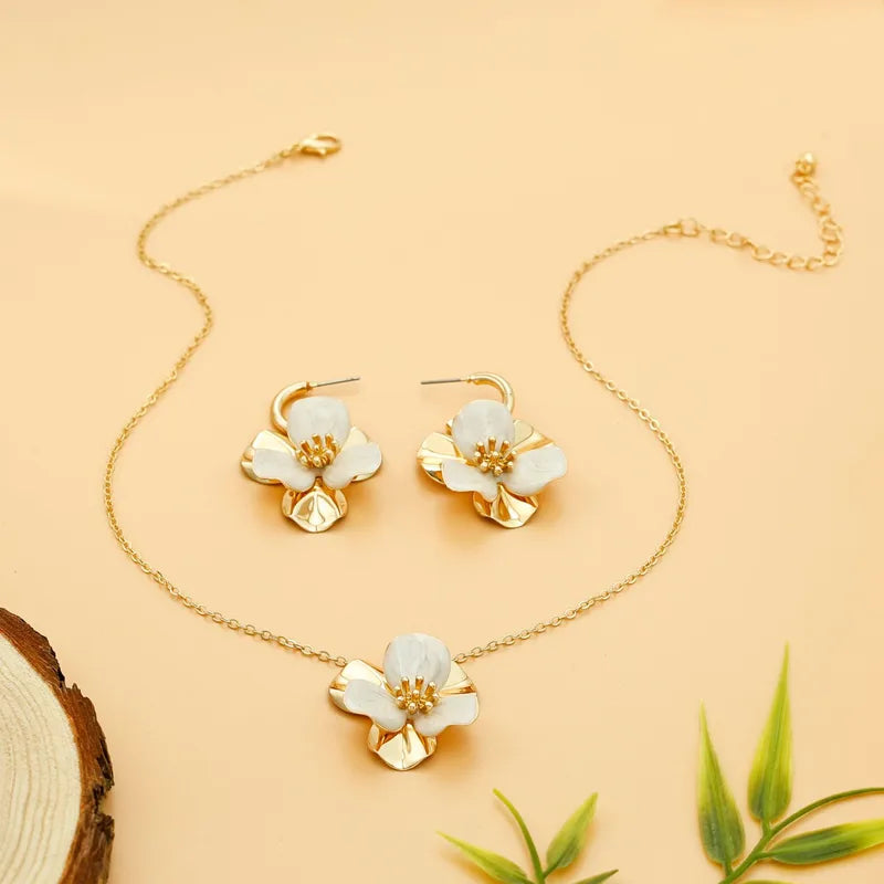 Enamel Flower Set