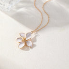 Tea Rose Necklace White