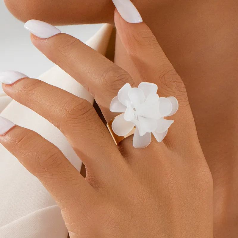 Pastel Flower Rings