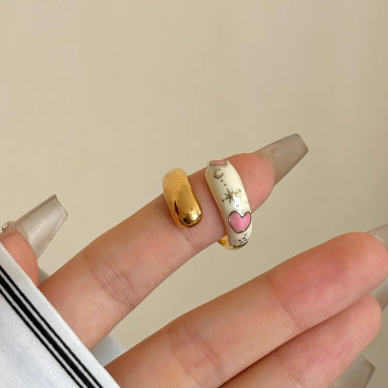 Celestial White Ring