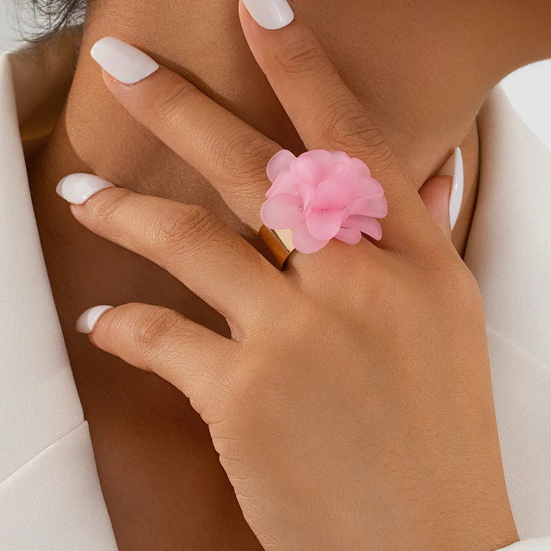 Pastel Flower Rings