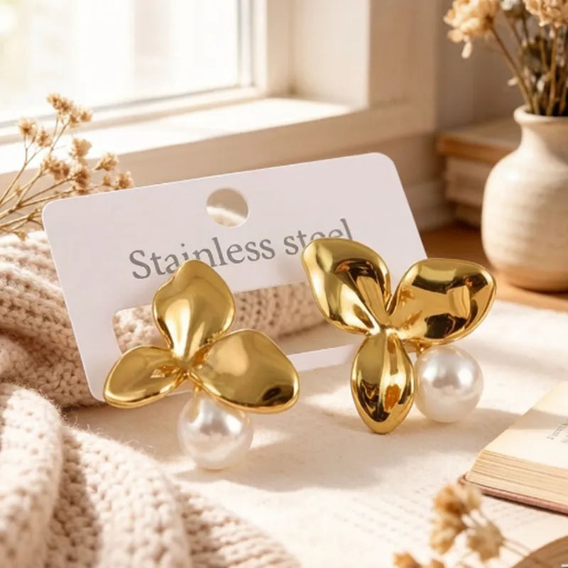 Golden Bloom Studs