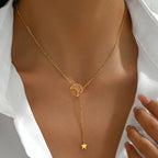 Korean Star Moon Pendant