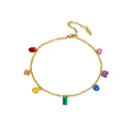 RainBow Station Drop Bracelet